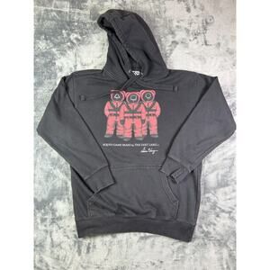 Squid Game Bears Hoodie Medium Black TDL x The Dirt Label Graphic Pullover Rare